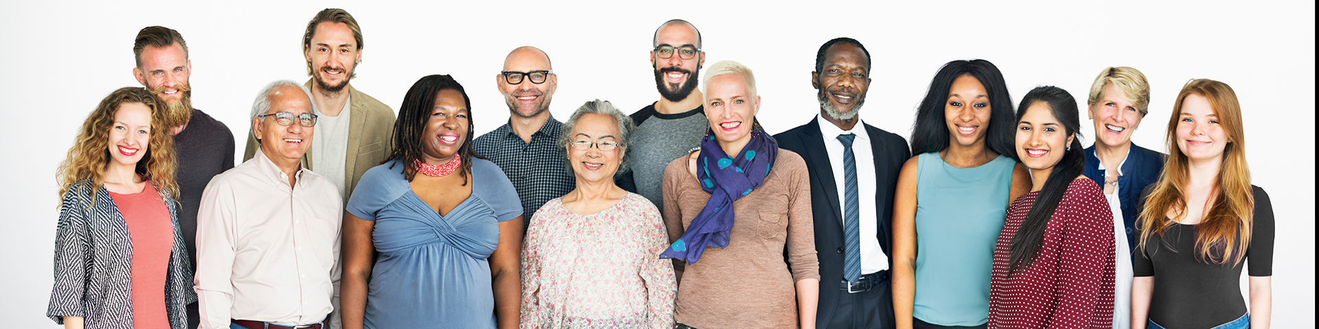 group of people smiling